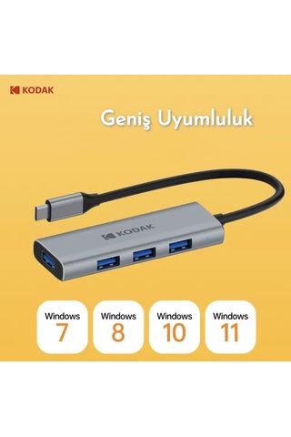Kodak 4'ün 1'i Hub Çoklayıcı Ce Lisanslı Laptop/bilgisayar