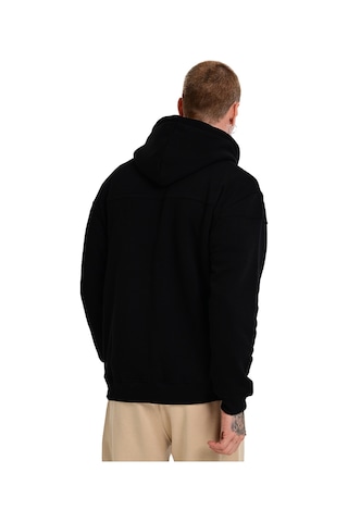 Sportive Lerida Hoodie Erkek Siyah Günlük Stil Sweatshirt 24ku001-syh Siyah