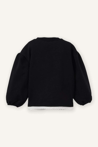 Defacto Oversıze Desenli Sweatshırt Kız Bebek G8109a526spbk81 Siyah-bk81