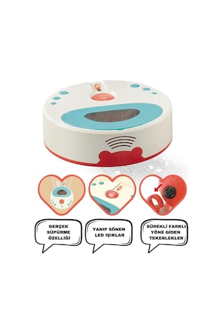 Sweeper Pilli Oyuncak Robot Süpürge