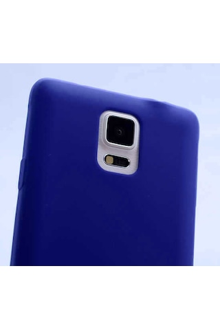 Samsung Galaxy Uyumlu S5 Kılıf Zore Premier Silikon Kapak Saks Mavi