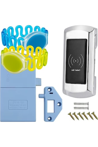 Ayt Powermaster Pm-26727 125khz Rfıd Dijital Çekmece Dolap Kilidi 2'li Paket Çipli Taglı Okut Aç Kilit