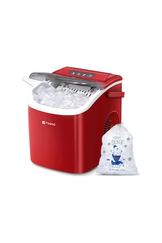Buz Makinesi 12 Kg/gün Kapasiteli Kırmızı Buz Makinesi 12 Kg/gün Kapasiteli Kırmızı
