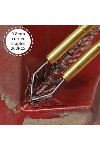 Ranyeek 1600 Adet 8 Farklı Tip Otomobil Tampon Plastik Tamir Kaynak Çivi, Paslanmaz Çelik, Plastik Parça Kırık Tamiri İçin Çivi Seti