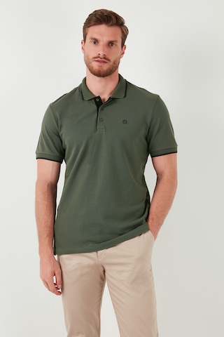 Buratti Pamuklu Regular Fit Düğmeli Polo Yaka 5'Li Paket Erkek T Shirt 590211827S5 Gri Melanj-Antrasit-Haki-Kül-Vizon