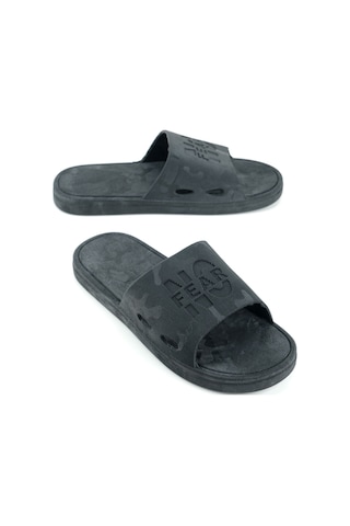 Gezer Yazlık Erkek No Fear Airblow Islak Zemine Uygun Günlük Ev Bahçe Havuz Terlik Siyah