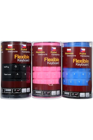 Geeksen Su Geçirmez 108 Tuşlu Usb Silikon Katlanabilir Klavye - Sessiz Ve Taşınabilir