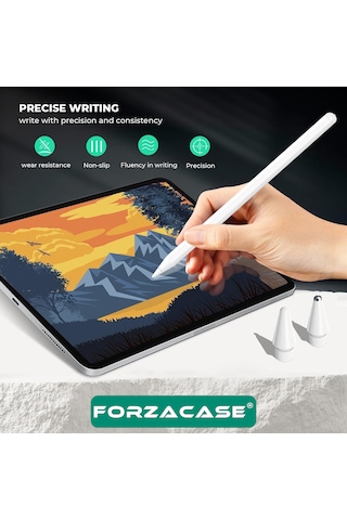 Forzacase Apple Pencil 1 / 2 / Pro / Type-c İle Uyumlu Çizim Hassasiyet Ayarlı Pencil Kalem Uç Seti - Fc1143