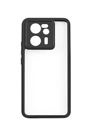 Xiaomi Uyumlu Mi 13t Kılıf Kamera Korumalı Şeffaf Arka Yüzey Zore New Roll Kapak