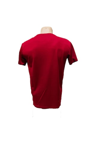 Bordo Smile Erkek Tişört Bordo