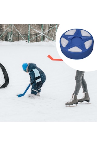 Homyl Buz Hokeyi Topu Açık Hava Yedek Oyun Sporları Mavi Mavi