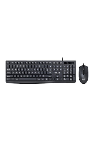 DM K11 USB Kablolu İngilizce Q Klavye ve Mouse Seti