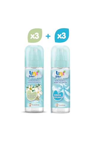 Uni Baby Bebek Kolonyası Bahar Çiçekleri&bebeksi Koku 6'lı 900 Ml