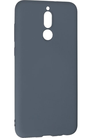 Gld-spt- Newface Huawei Mate 10 Lite Kılıf Nano İçi Kadife Silikon - Gri
