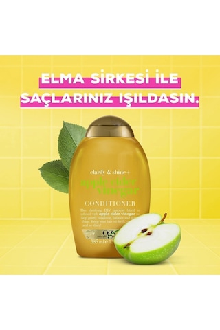 OGX Işıltı Veren Elma Sirkesi Sülfatsız Saç Kremi 385 ML