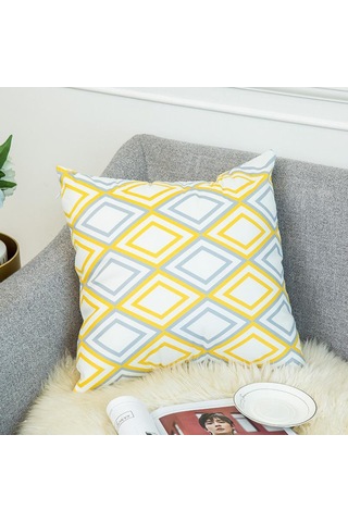 Homyl 18 "geometrik Yastık Kılıfı Kanepe Atmak Minder Stil4