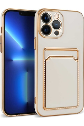 Apple Uyumlu iPhone 13 Pro Kilif Zore Bark Kartlikli Kapak 560589561