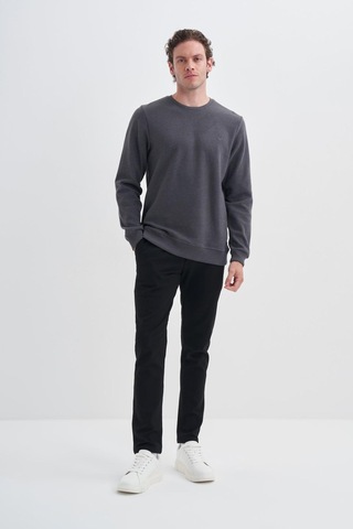 Cazador 5620 Erkek Selanik Sweatshirt Antrasit