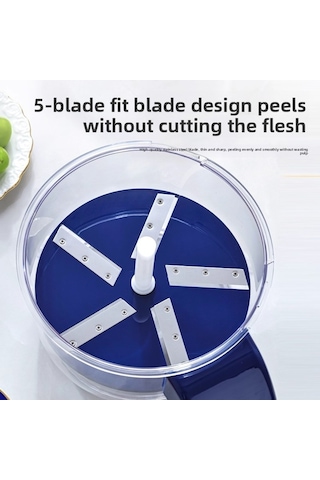 Ev Ve Ticari Kullanım Otomatik Meyve Sebze Soyucu Makinesi Üzüm 21.4 21.4 25.5cm 800g Şeffaf