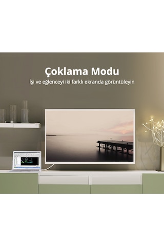 Ugreen 4k Mini Displayport Hdmı Dönüştürücü Kablo, 1,5 Metre, Siyah, 20848