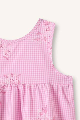 Defacto Çiçek Desenli Poplin Kısa Kollu Pembe Gömlek Kız Bebek H9296a526hspn171 Pembe-pn171