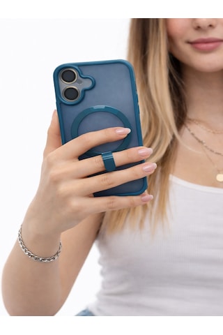 Mmc Tred Apple Uyumlu iPhone 17 Telefon Kılıfı Mavi