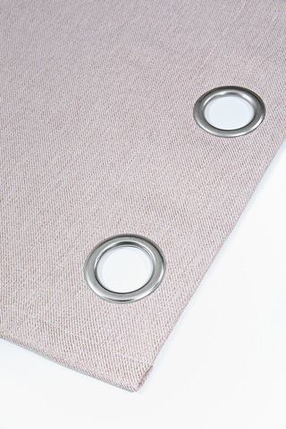 Impulse Halkalı Fon Perde Pudra 140x260 Pudra