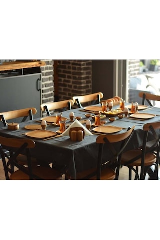 Bambum İkon 53 Parça Kahvaltı Seti Kahverengi