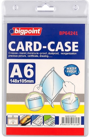 Bigpoint Kilitli Kart Poşeti Dikey A6 105x148mm X 10 Adet Bigpoint Kilitli Kart Poşeti Dikey A6 105x148mm X 10 Adet