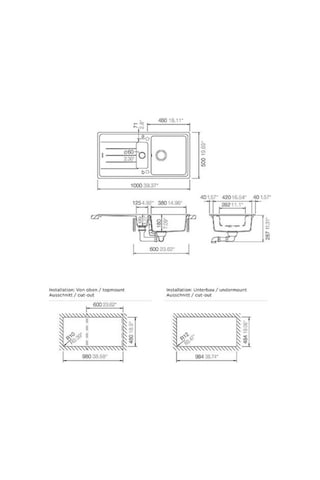 Schock Viola D150 A Alpina Beyaz Granit Evye