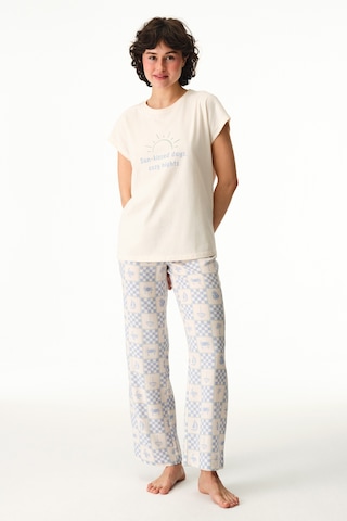 Penti Bej Sun Kissed Pamuklu Tişört Pijama Üstü