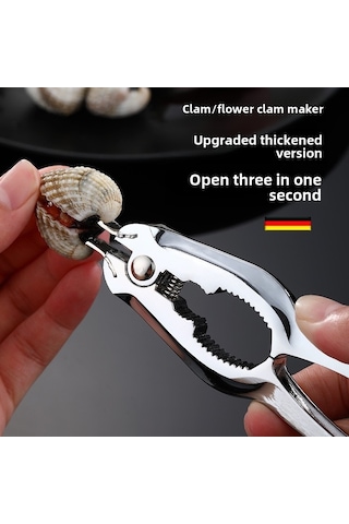 Springsun Zink Alaşımlı Çift Fonksiyonlu Mutfak Aracı: Midye, İkra, Ceviz Kabuk Açıcı - Dayanıklı Ve Ergonomik Tasarım Diğer