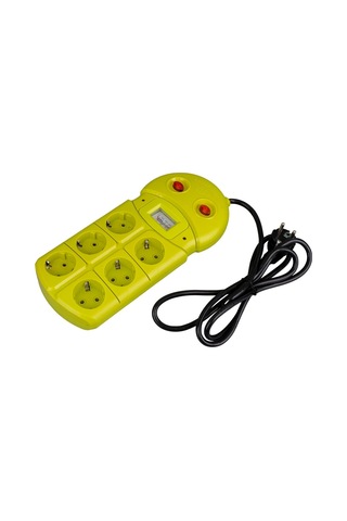 Vea Ve-970b 6 Lı 1.5 Metre Grup Priz Uzatma Kablosu 3860 Watt 16 Amper Isınmaya Dayanıklı