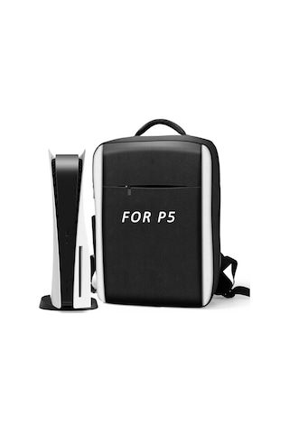 Tenfowee Ps5 Konsolu Taşıma Çantası - Dayanıklı Kumaş, Çift Omuzlu Ve El Çantası Fonksiyonu, Unisex Tasarım Çok Renkli