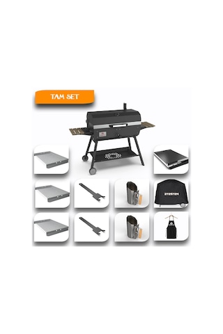 Ateşten Maxi Tam Set Barbekü Mangal