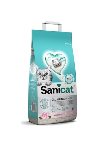 Sanicat Clumping White Rose Topaklaşan Bentonit Kedi Kumu 8 L Sanicat Clumping White Rose Topaklaşan Bentonit Kedi Kumu 8 L