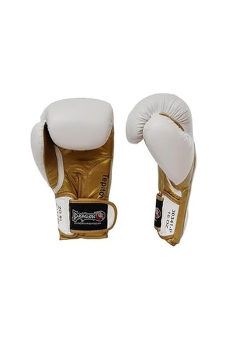 30341 P Tepito Boks Eldiveni Muay Thai 2024 Yeni Seri 0424 Beyaz Altın 14 Oz Açık Pembe
