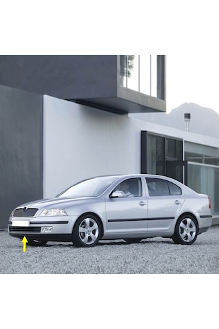 Skoda Octavia 2 A5 2005-08 Ön Tampon Alt Spoyler Karlık 1z0807061