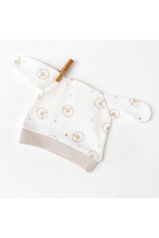 Andywawa Bebek Tinny's Sheeps 2'li Şapka Set Ac26157 Beige
