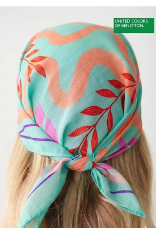 United Colors Of Benetton Flora Bandana/fular-1019-47 47 Mint