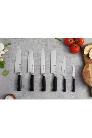 Zwilling Four Starsantoku Bıçağı, 18 Cm, Oluklu Kenar Diğer