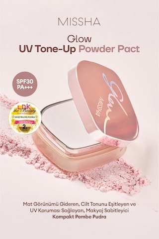 Missha Glow Uv Tone-up Powder Pact Spf30 Pa+++