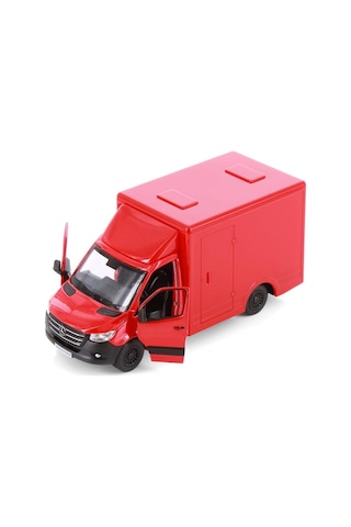 1:48 Ölçek Mercedes-benz Sprinter Metal Kargo Kamyoneti - Çek Bırak Oyuncak Model Araba 14 Cm