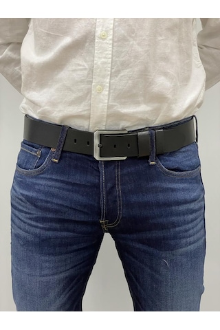 Hakiki Manda Deri Kot Pantolon Sıyah Kemeri 4 Yıl Garantilidir Siyah
