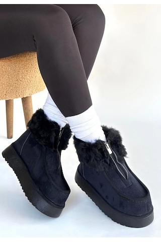 Naturalshoess Zinya Kahverengi Süet Bot Kahverengi