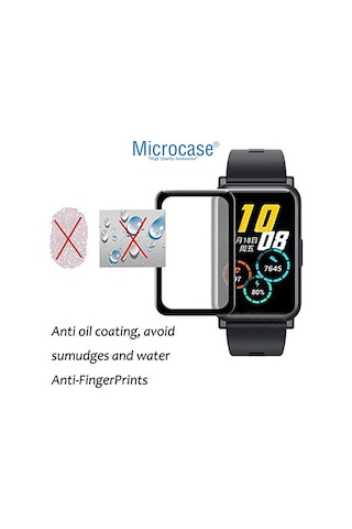 Microcase Huawei Watch Fit 2 1.74'' 3D Pet Film - Siyah