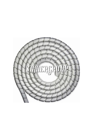 Sumeergroup 40Mm Kablo Toplayıcı Koruyucu Spiral Gri 25M