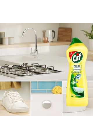 Cif Krem Yüzey Temizleyici Limon Kokulu 500 ML