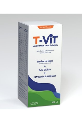 T-Vit Multivitamin&Multimineral 200 Ml