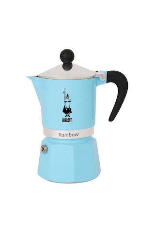 5041 Rainbow Espresso Pişirici, Alüminyum, Açık Mavi, 1 Fincan